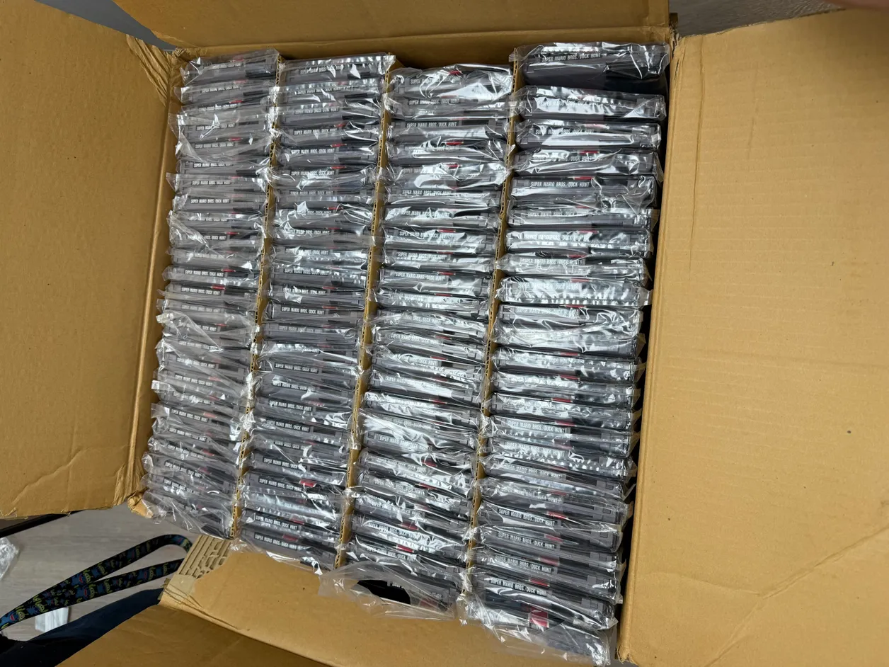 A box of really nicely packed junk
